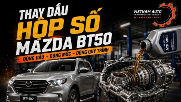 thay dau hop so mazda bt thumbnail